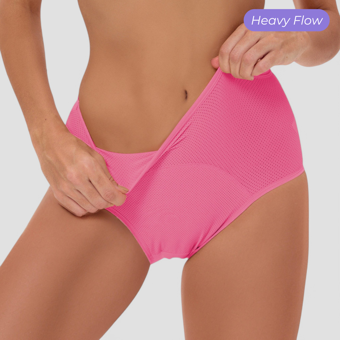 Breeze Fit Leakproof Heavy Flow 1-Pack Pink